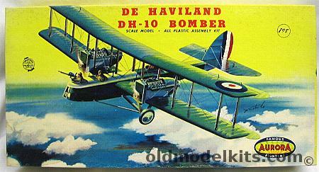 Aurora 1/48 De Haviland DH-10 Bomber 'Parents Magazine' Seal Box, 125-198 plastic model kit